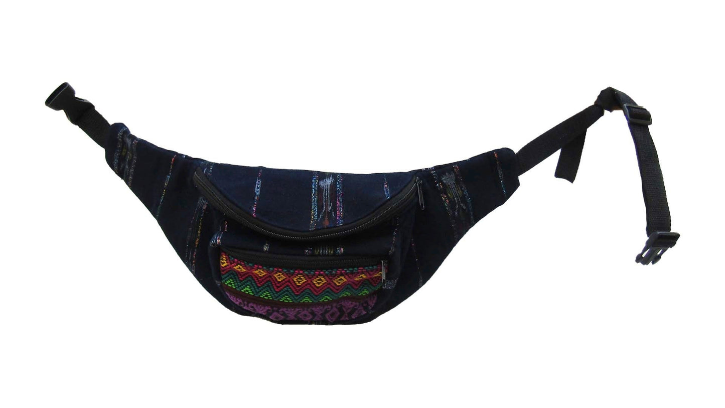 Trama Textiles - Upcycled Fanny Pack - Estilo Todos Santos