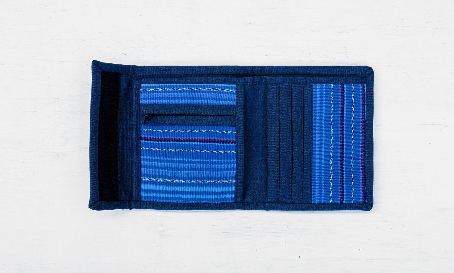 Portafoglio in cotone tessuto a mano – Artigianato fatto a mano elegante e pratico