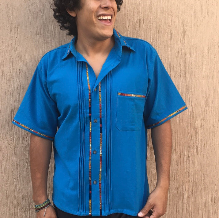 Trama Textiles - Naturally dyed men's shirt - Guatemalan highlands