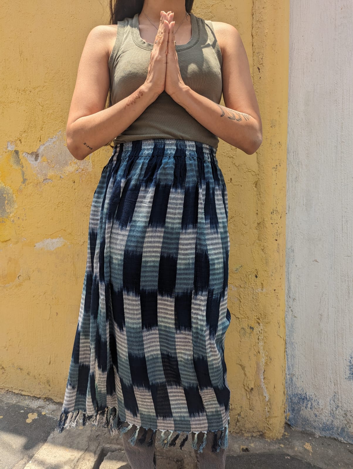 Handwoven Jaspe Skirt – Ethical Fashion Inspired by Mayan Tradition