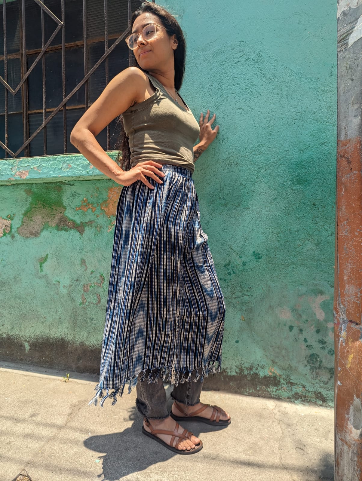 Handwoven Jaspe Skirt – Ethical Fashion Inspired by Mayan Tradition