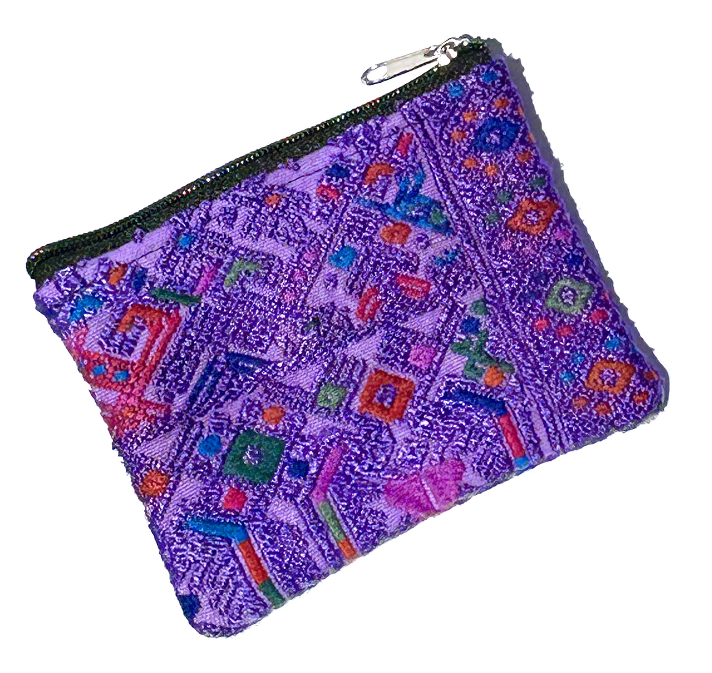 Portamonete Huipil intrecciato a mano: contenitore sostenibile ed elegante