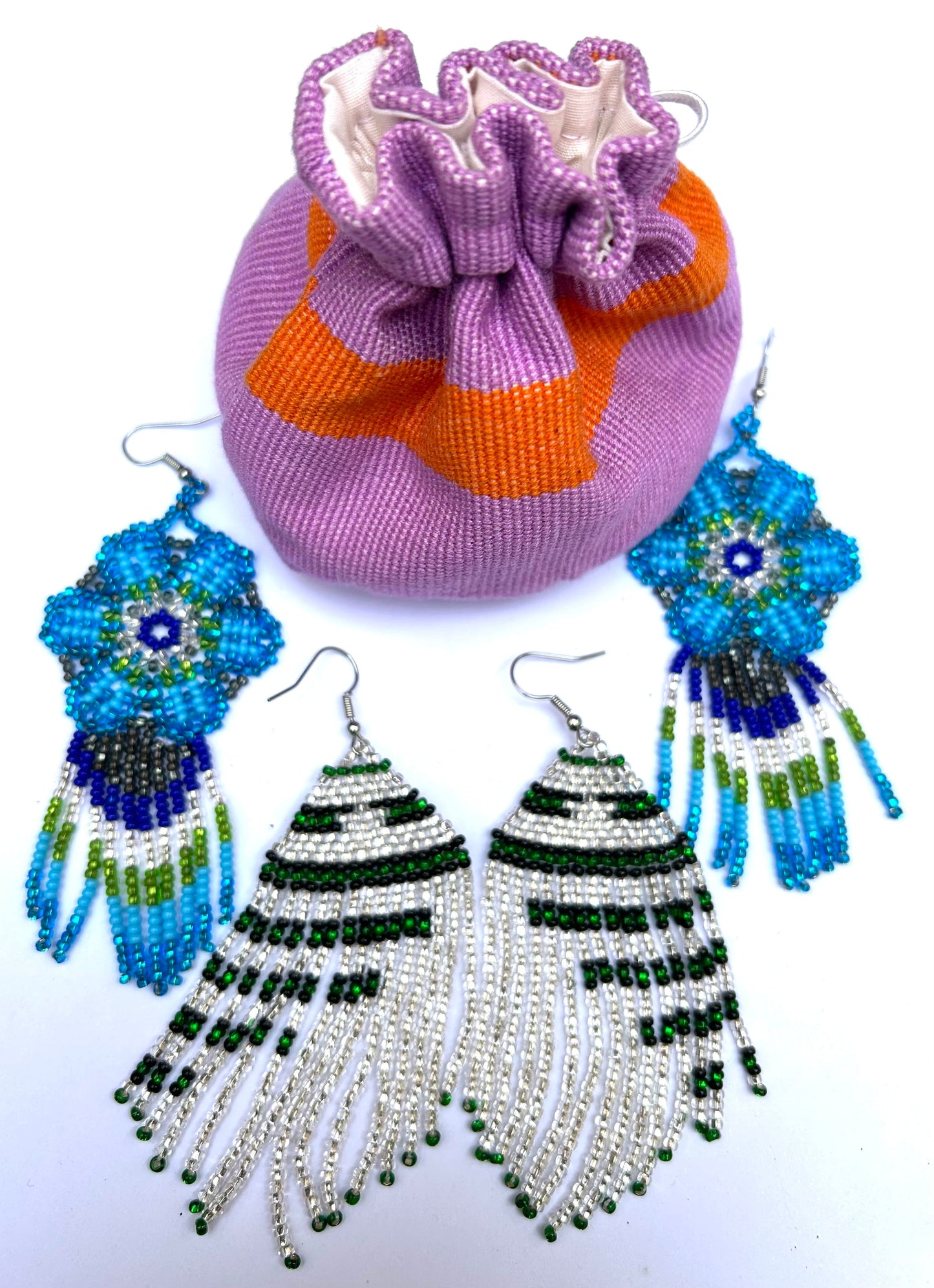 Set regalo di orecchini con perline fatti a mano - Gioielli artigianali dal Guatemala