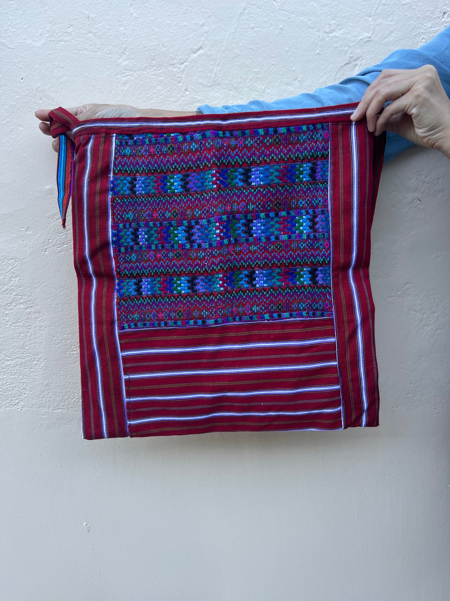 Upcycled Huipil Shoulder Bag (Large) – A Sustainable Celebration of Guatemalan Heritage