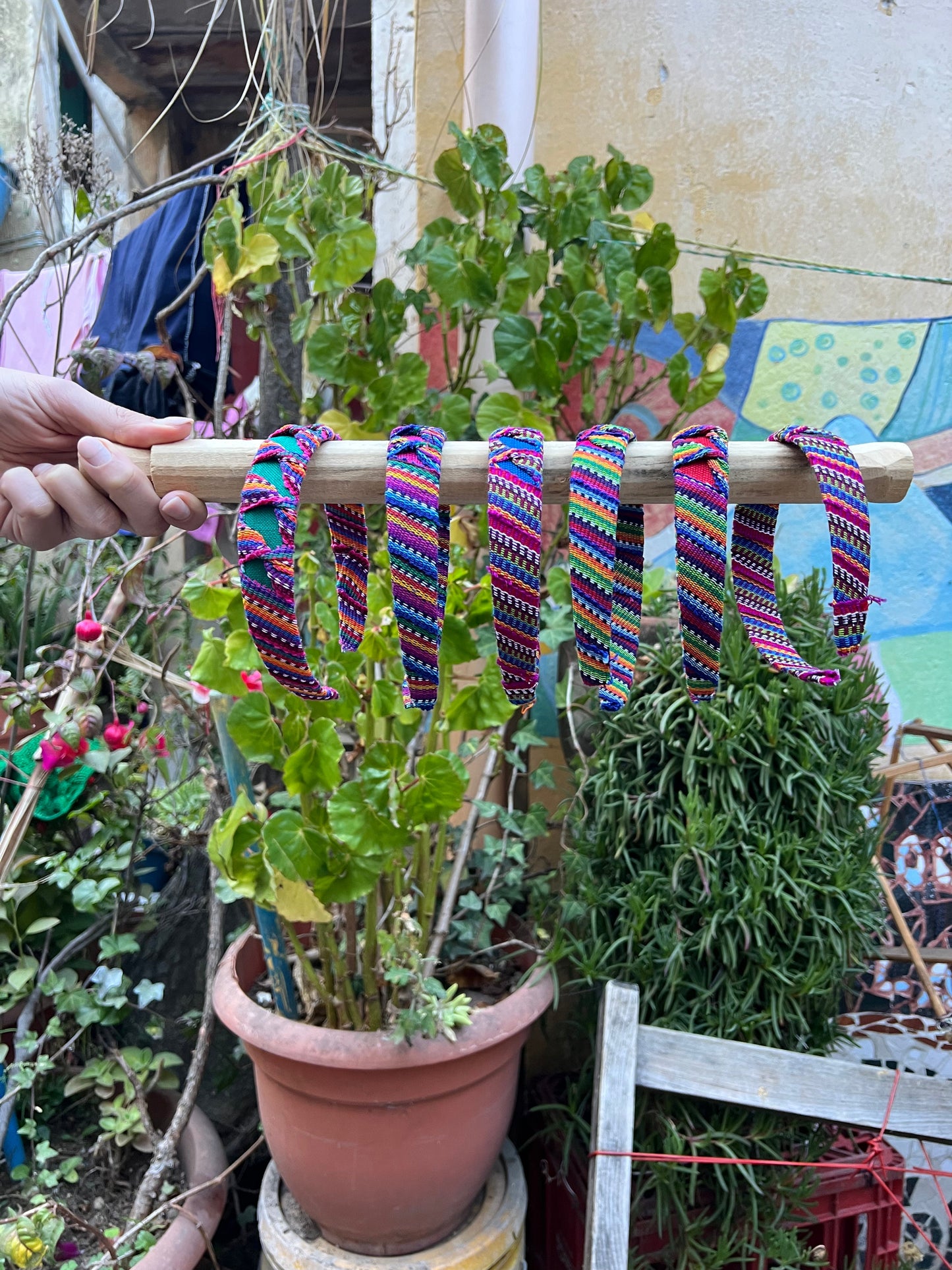 Fascia Maya tessuta a mano – Cotone multicolore e leggero di Sololá