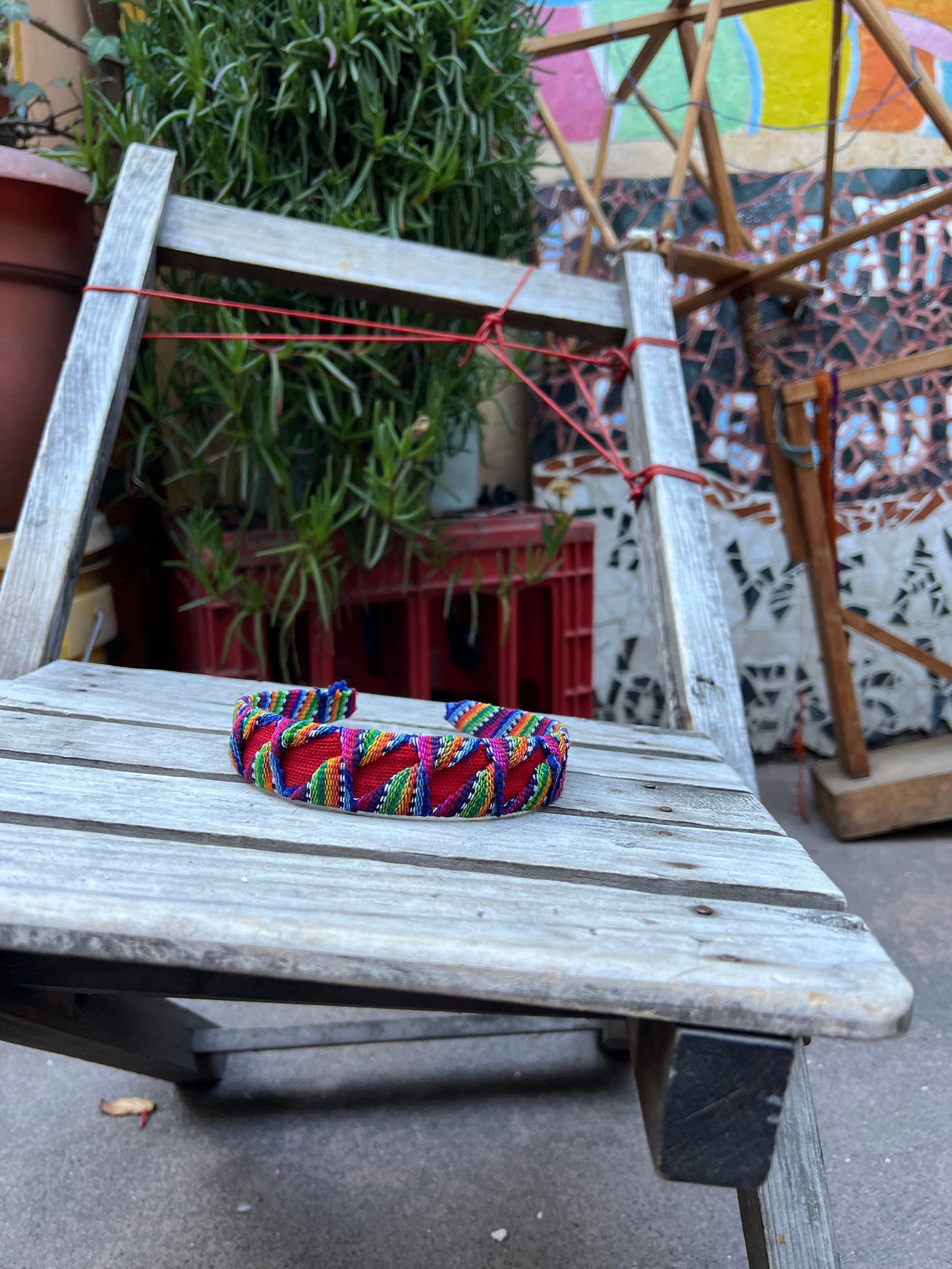 Fascia Maya tessuta a mano – Cotone multicolore e leggero di Sololá
