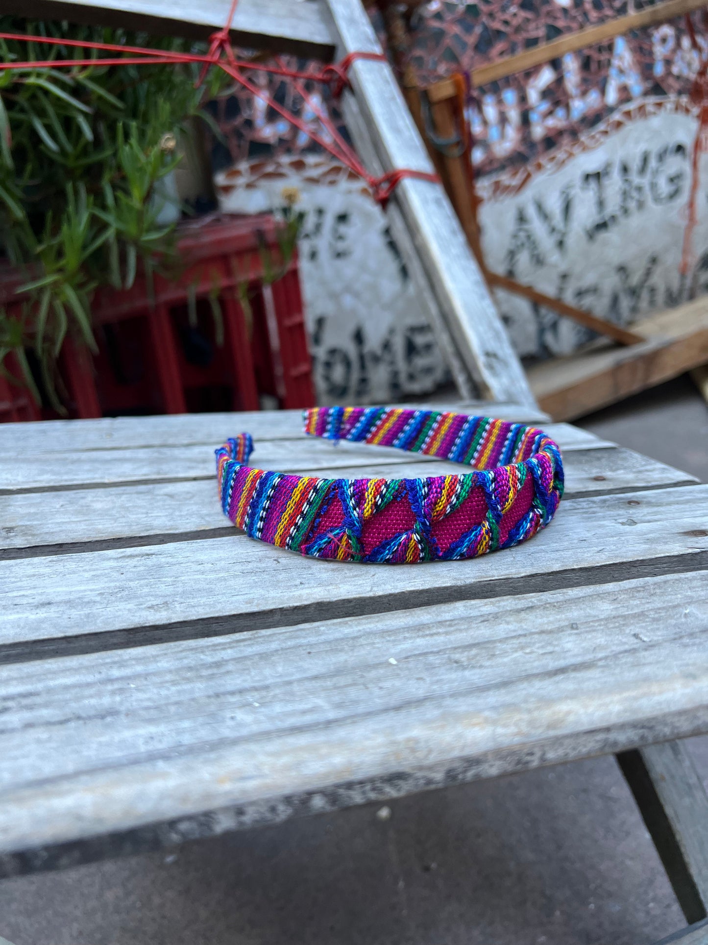 Fascia Maya tessuta a mano – Cotone multicolore e leggero di Sololá
