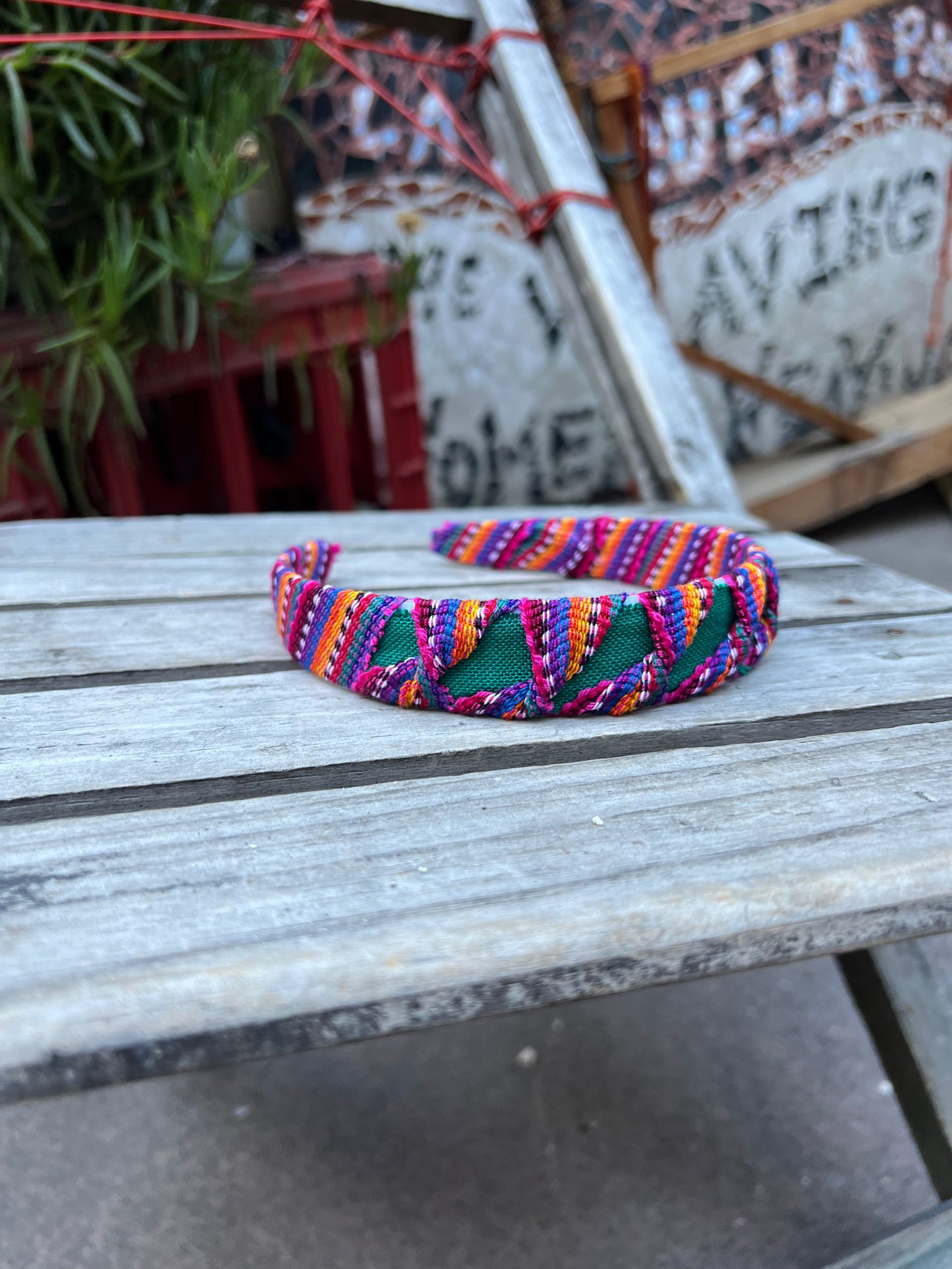 Fascia Maya tessuta a mano – Cotone multicolore e leggero di Sololá