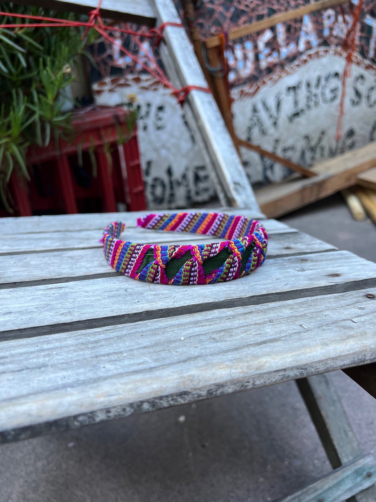 Fascia Maya tessuta a mano – Cotone multicolore e leggero di Sololá
