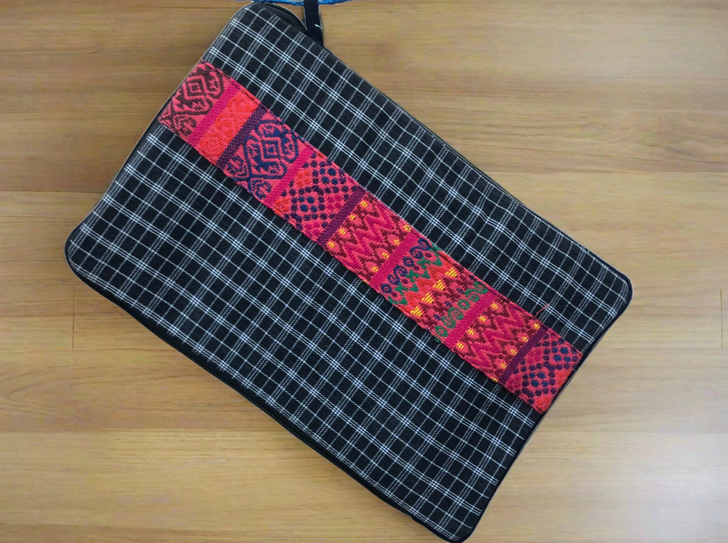 Handwoven Laptop & Tablet Sleeve – Unique Mayan Textile Design
