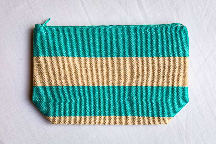 Borsa da viaggio intrecciata a mano (piccola) – Elegante e pratica per ogni viaggio