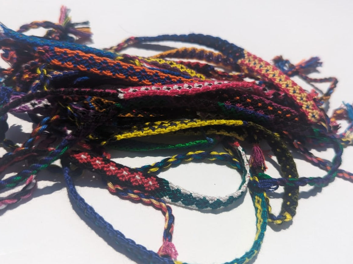 Braccialetti dell'amicizia Maya intrecciati a mano - Design artigianali unici