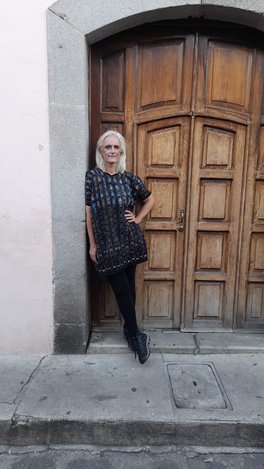 Top Huipil tessuto a mano - Tradizionale tessitura Maya con telaio a cinghia posteriore