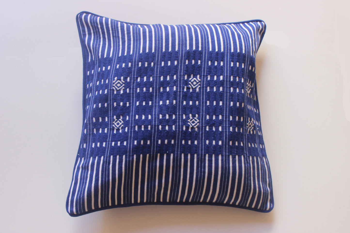 Handwoven Stripe Cushion Cover