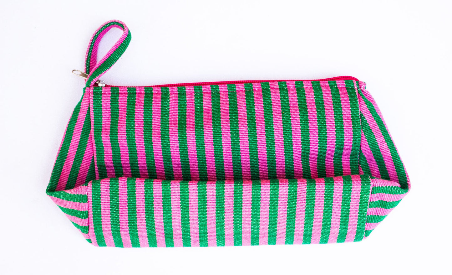 Trousse per cosmetici e articoli da toeletta intrecciata a mano - Un prodotto artigianale Maya