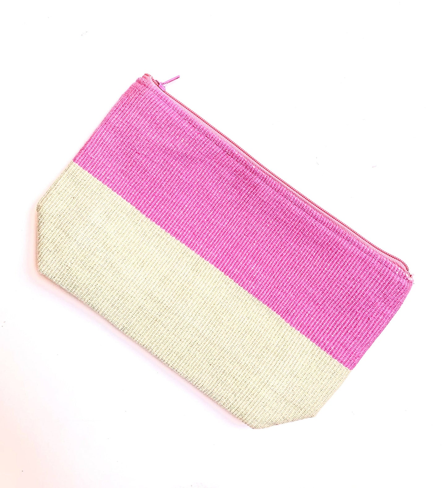 Trama Textiles - Guatemalan Textiles and Crafts - Eco friendly beauty bag - Trendy stripes