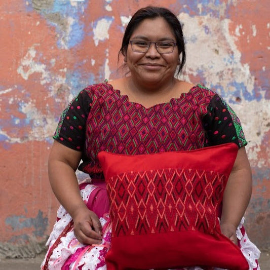 Copricuscini in tessuto Maya in edizione limitata – Capolavori culturali tessuti a mano
