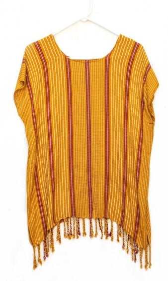 Trama Textiles - Naturally dyed ceremonial blouse - Kinich Ahau