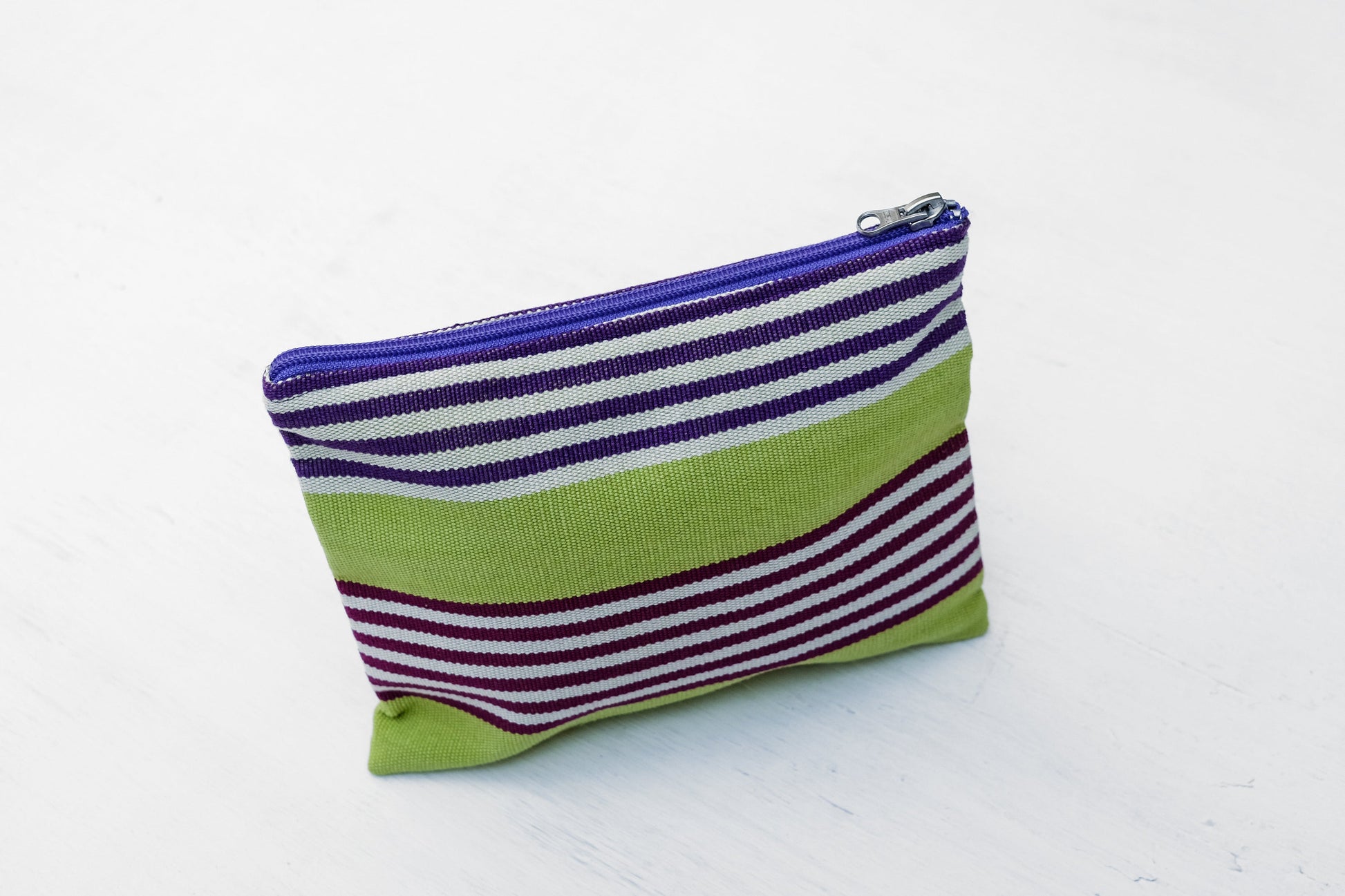 Trama Textiles - Upcycled beauty bag - Polychrome Huipil