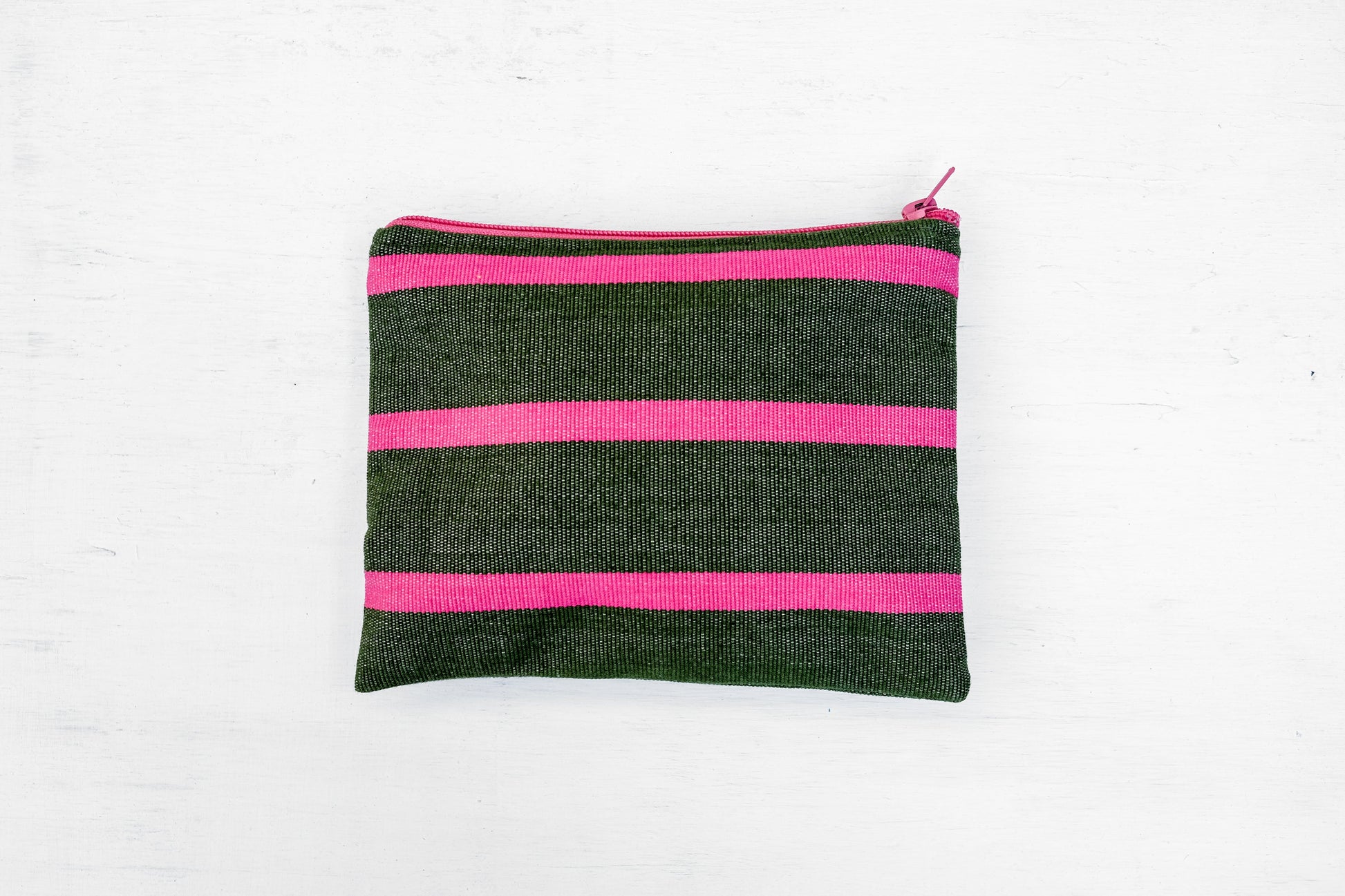 Trama Textiles - Upcycled beauty bag - Polychrome Huipil