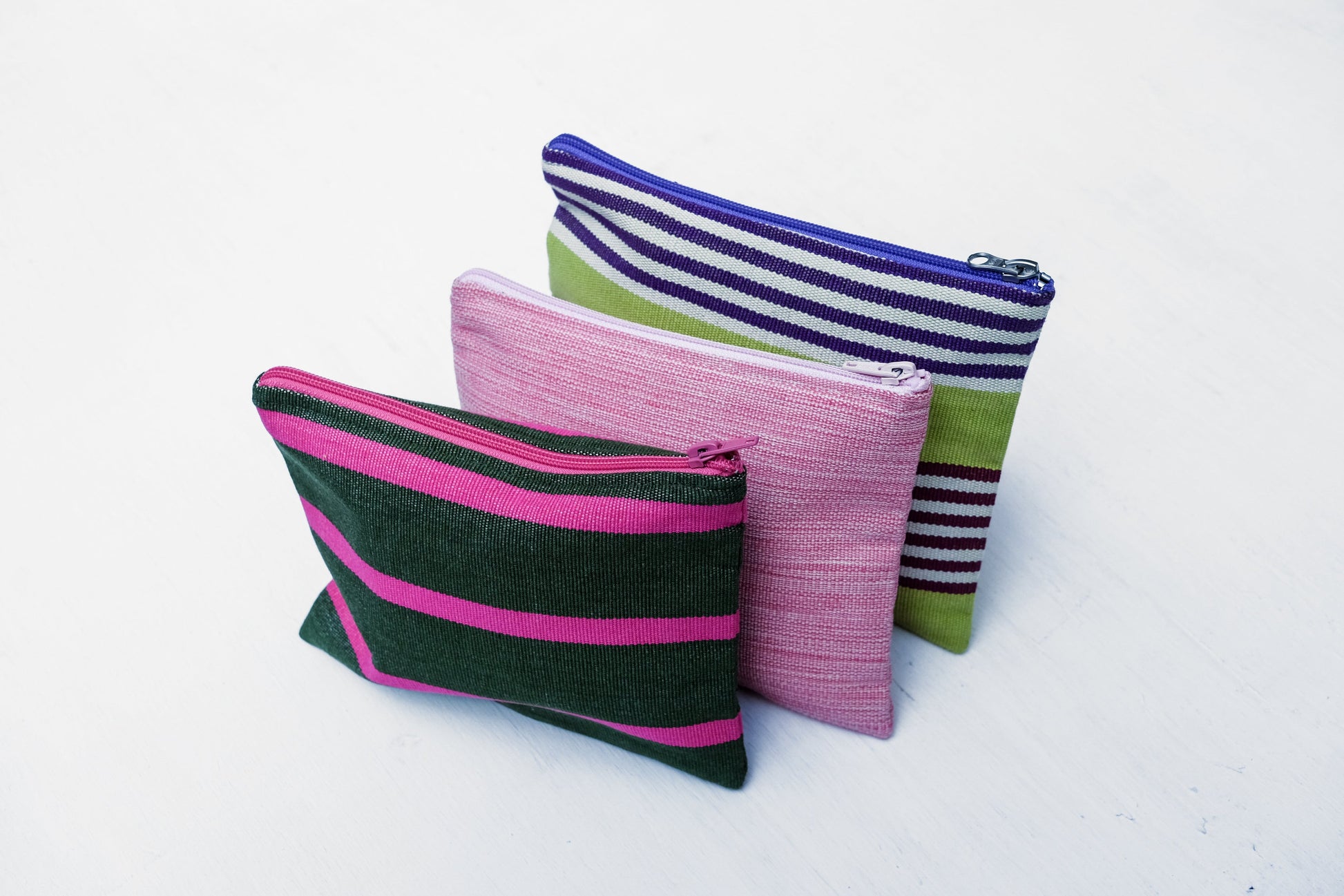 Trama Textiles - Upcycled beauty bag - Polychrome Huipil