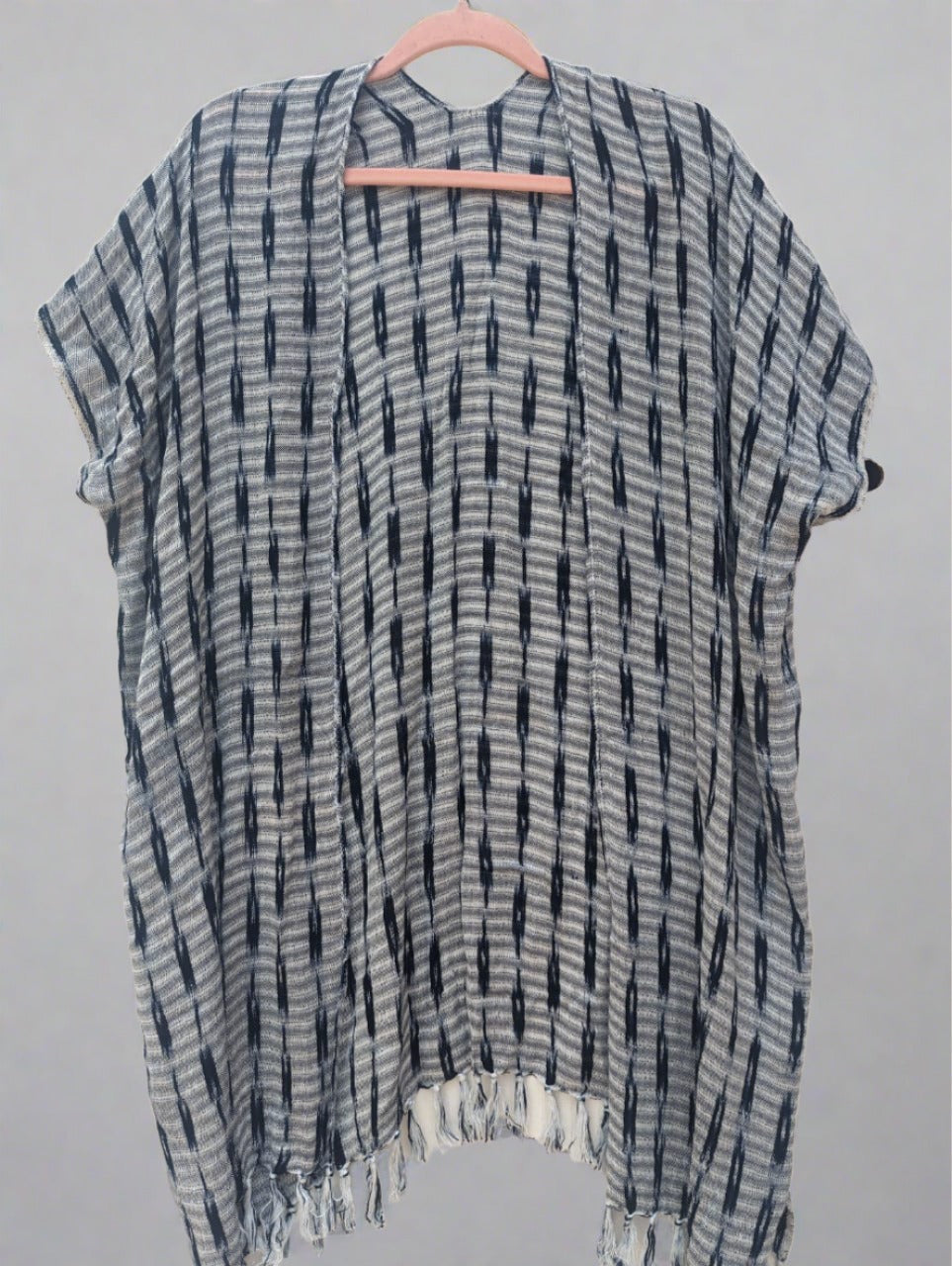 Kimono Jaspe tessuto a mano: leggero e chic senza sforzo