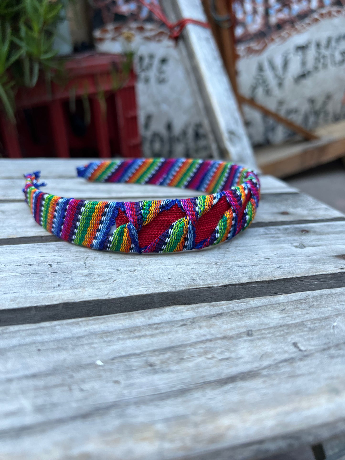 Fascia Maya tessuta a mano – Cotone multicolore e leggero di Sololá