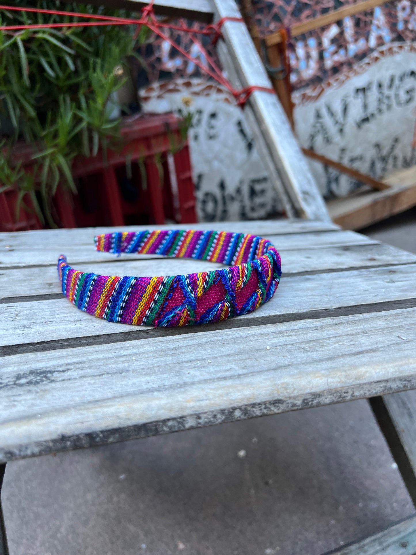 Fascia Maya tessuta a mano – Cotone multicolore e leggero di Sololá