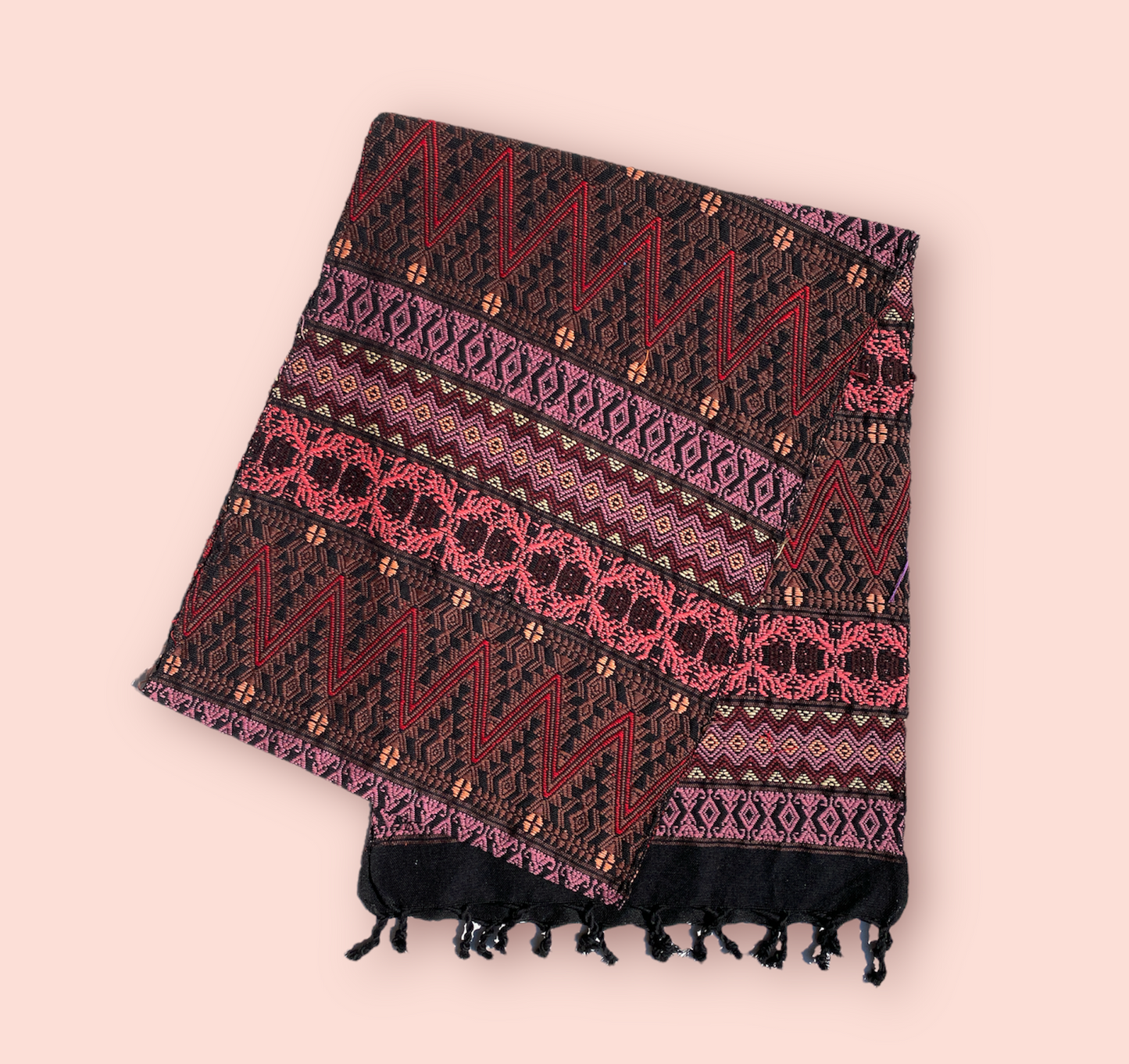 Runner da tavolo Maya tessuto a mano – Elegante artigianato