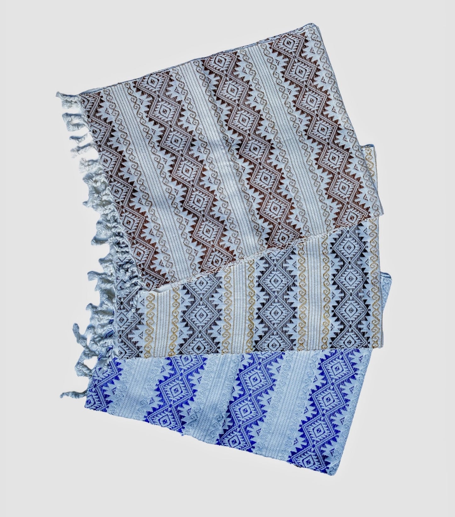 Runner da tavolo a forma di diamante – Design tradizionale Maya