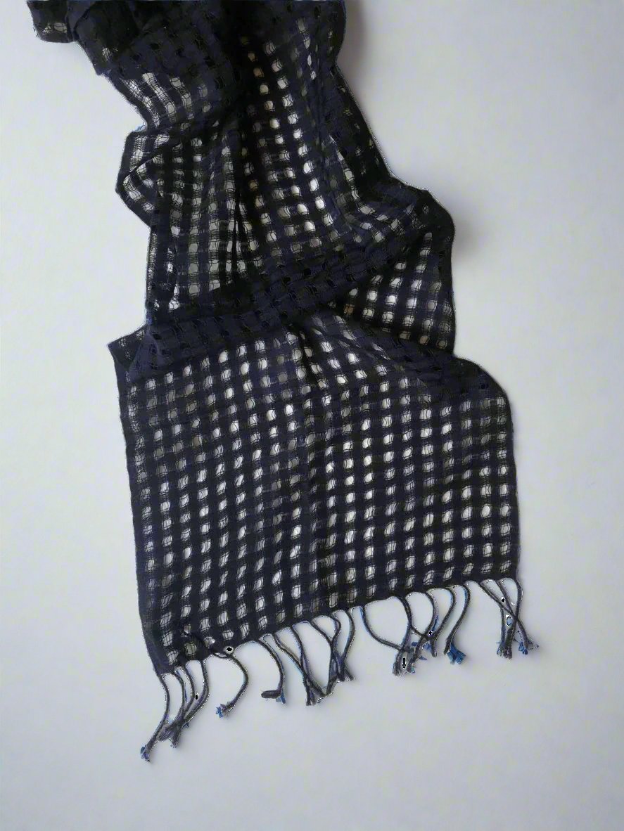 Handwoven Open Weave Scarf – Chalina Calada