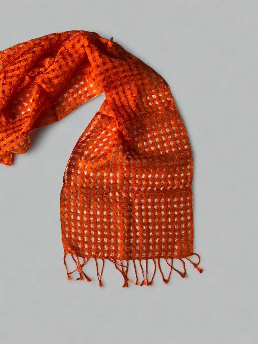 Handwoven Open Weave Scarf – Chalina Calada