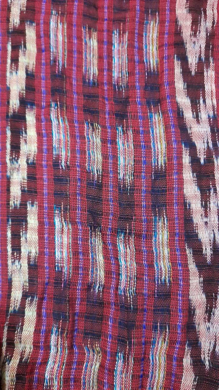 Abito Jaspe a spalle scoperte tessuto a mano – Eleganza boho senza tempo