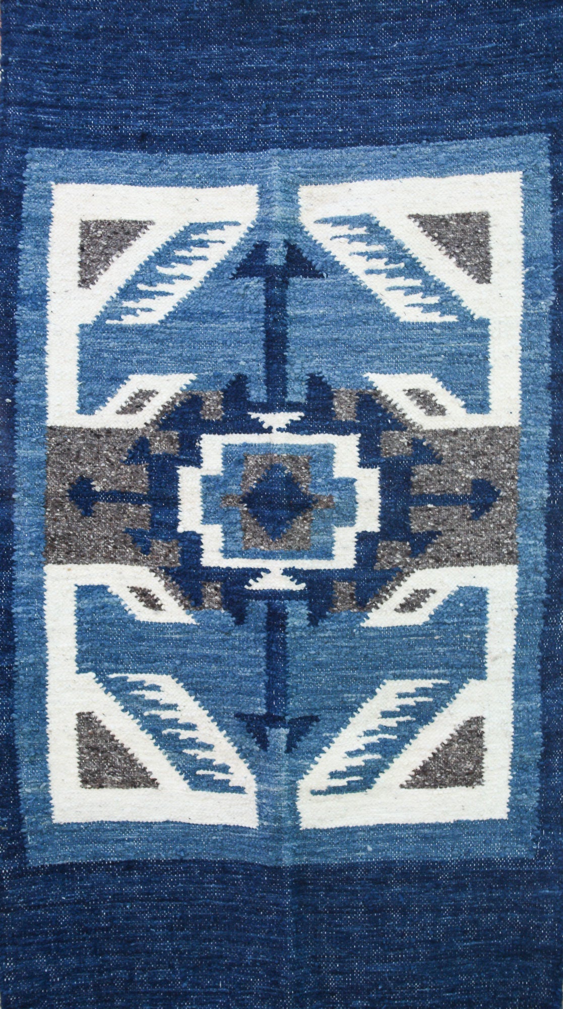 Tappeto di lana tessuto a mano – Design tradizionale Maya di Momostenango